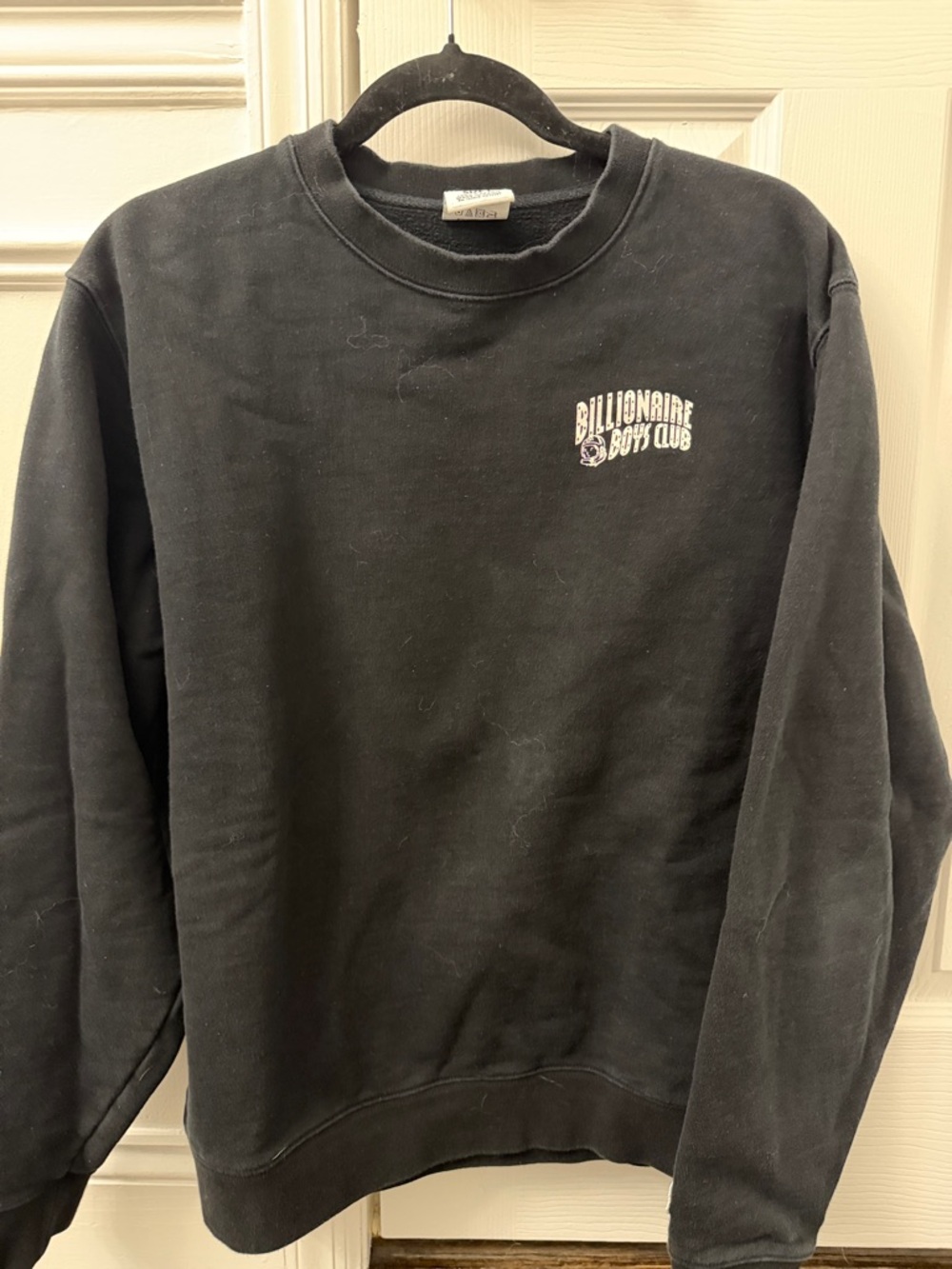 Billionaire Boys Club Black Crewneck with Chest Logo